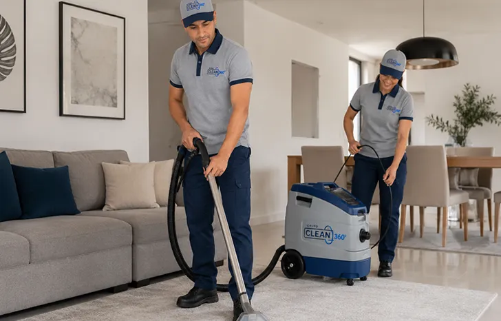 Limpieza de Alfombras profesional de Clean360 en Santiago Oriente